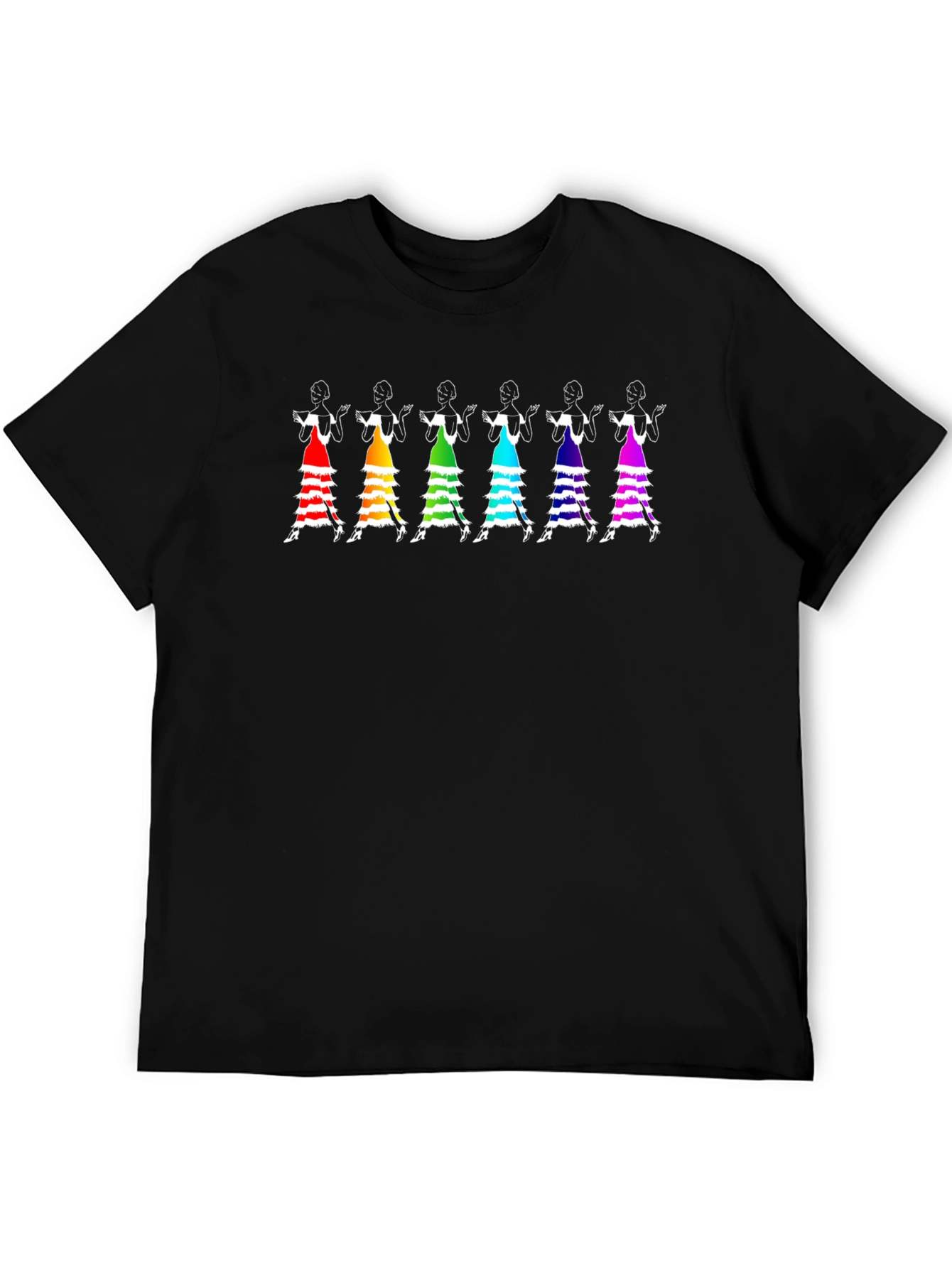 Flamenco Dancer T-Shirt - Rainbow