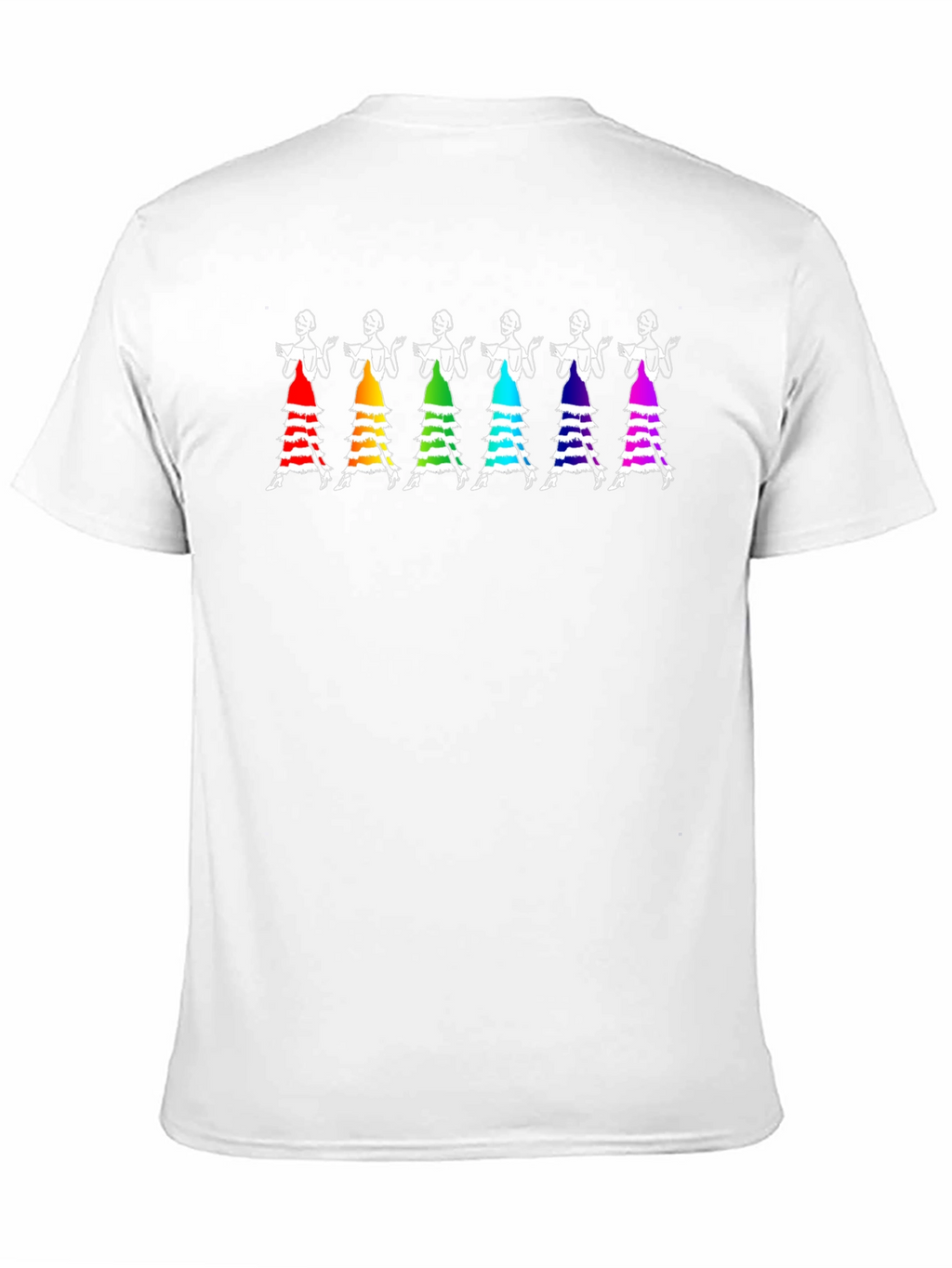 Flamenco Dancer T-Shirt - Rainbow