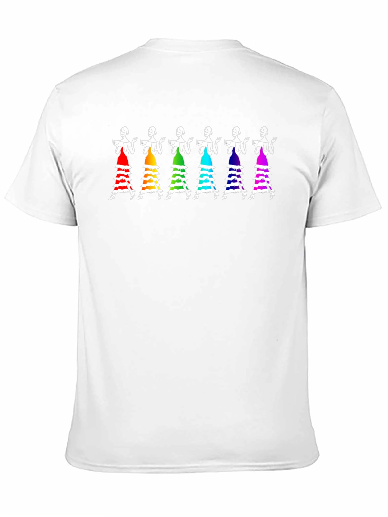 Flamenco Dancer T-Shirt - Rainbow