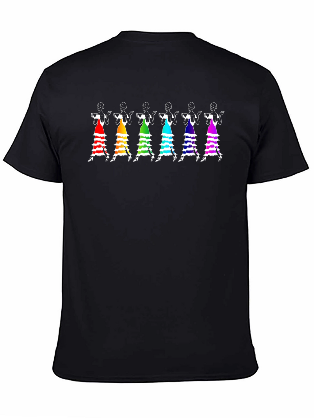 Flamenco Dancer T-Shirt - Rainbow