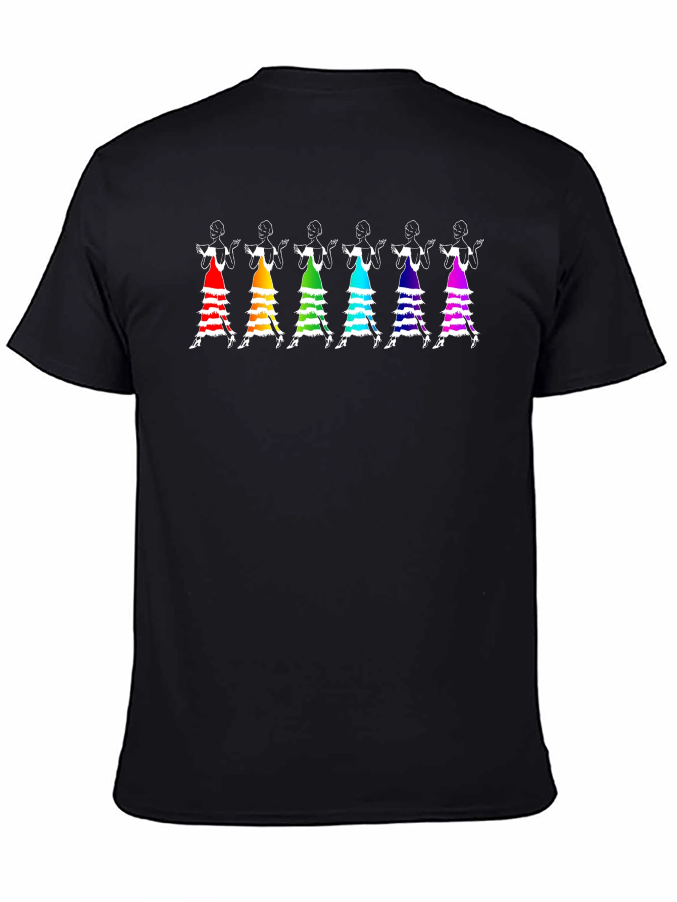 Flamenco Dancer T-Shirt - Rainbow