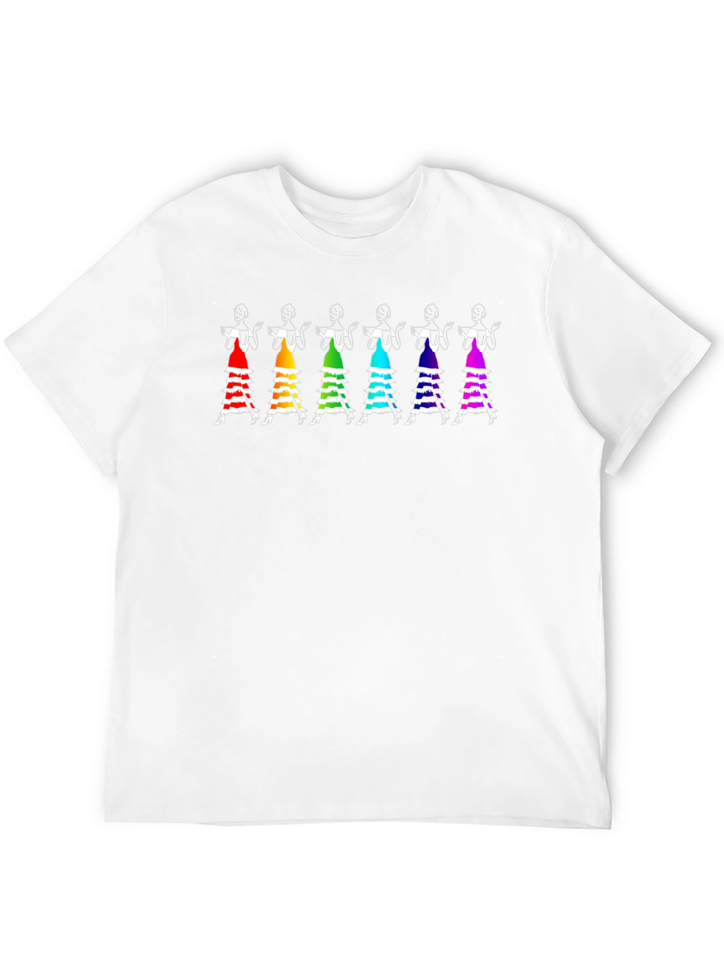 Flamenco Dancer T-Shirt - Rainbow