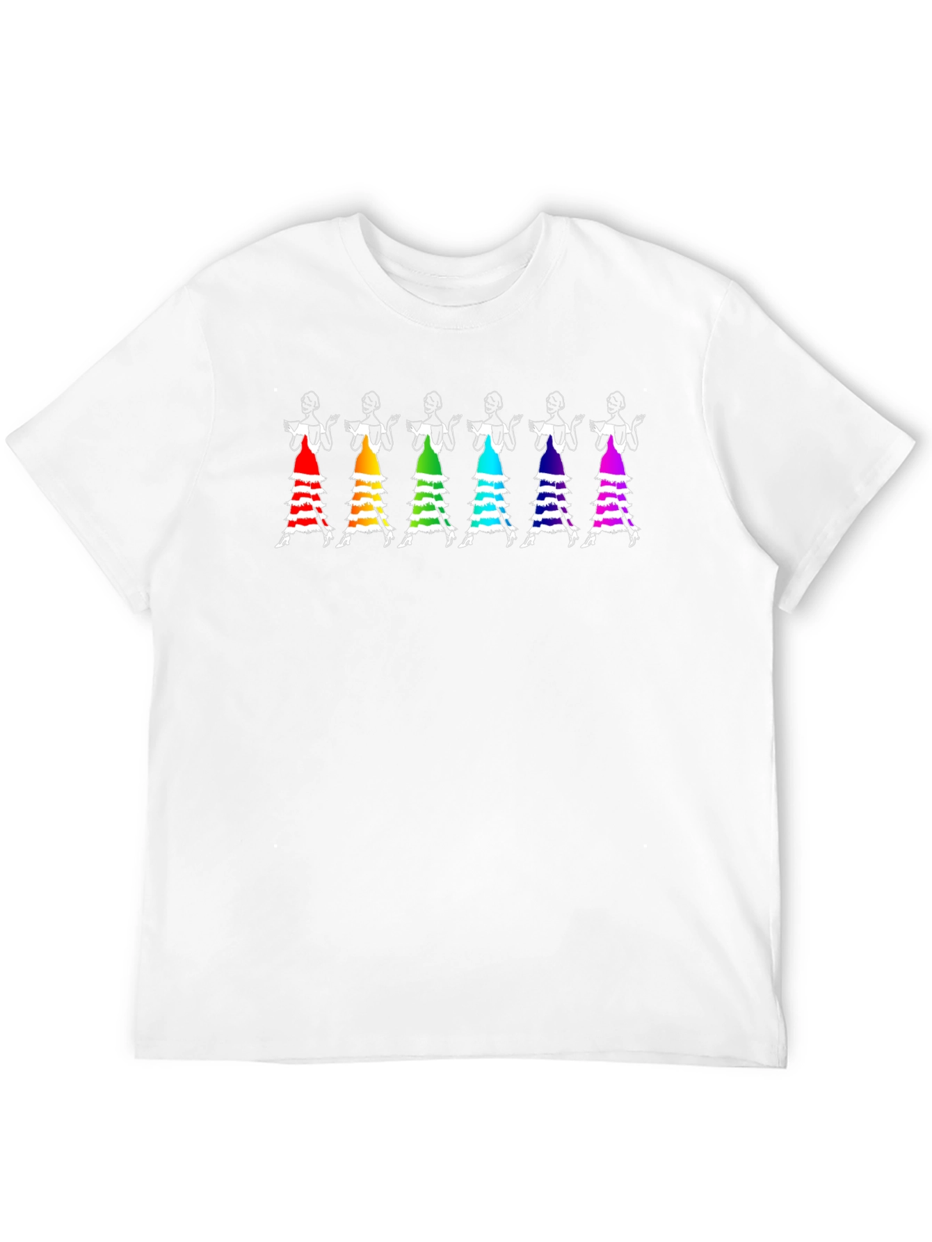 Flamenco Dancer T-Shirt - Rainbow