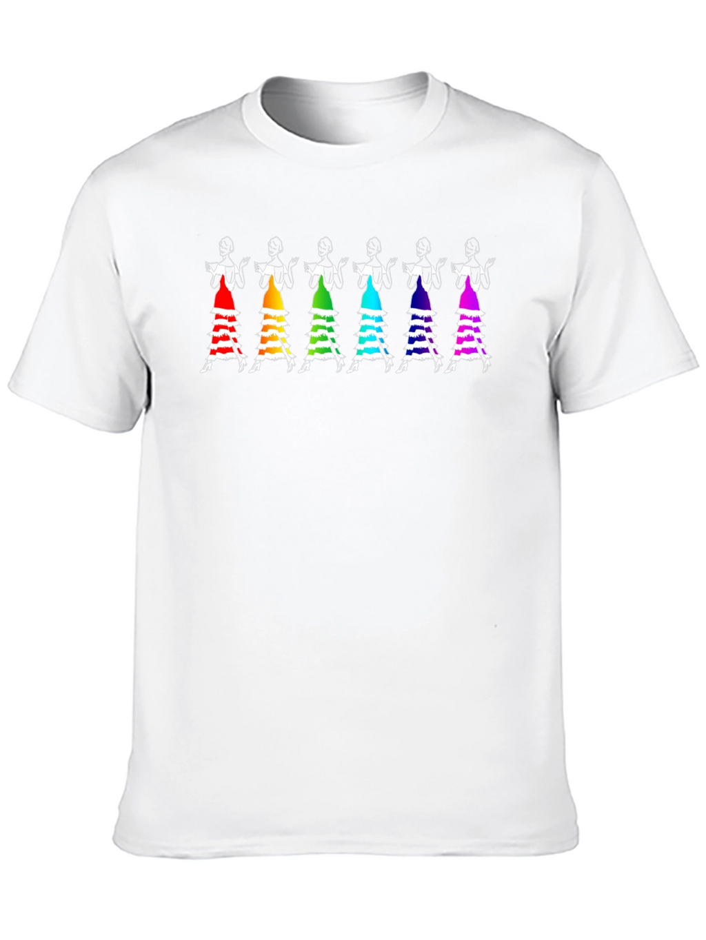 Flamenco Dancer T-Shirt - Rainbow