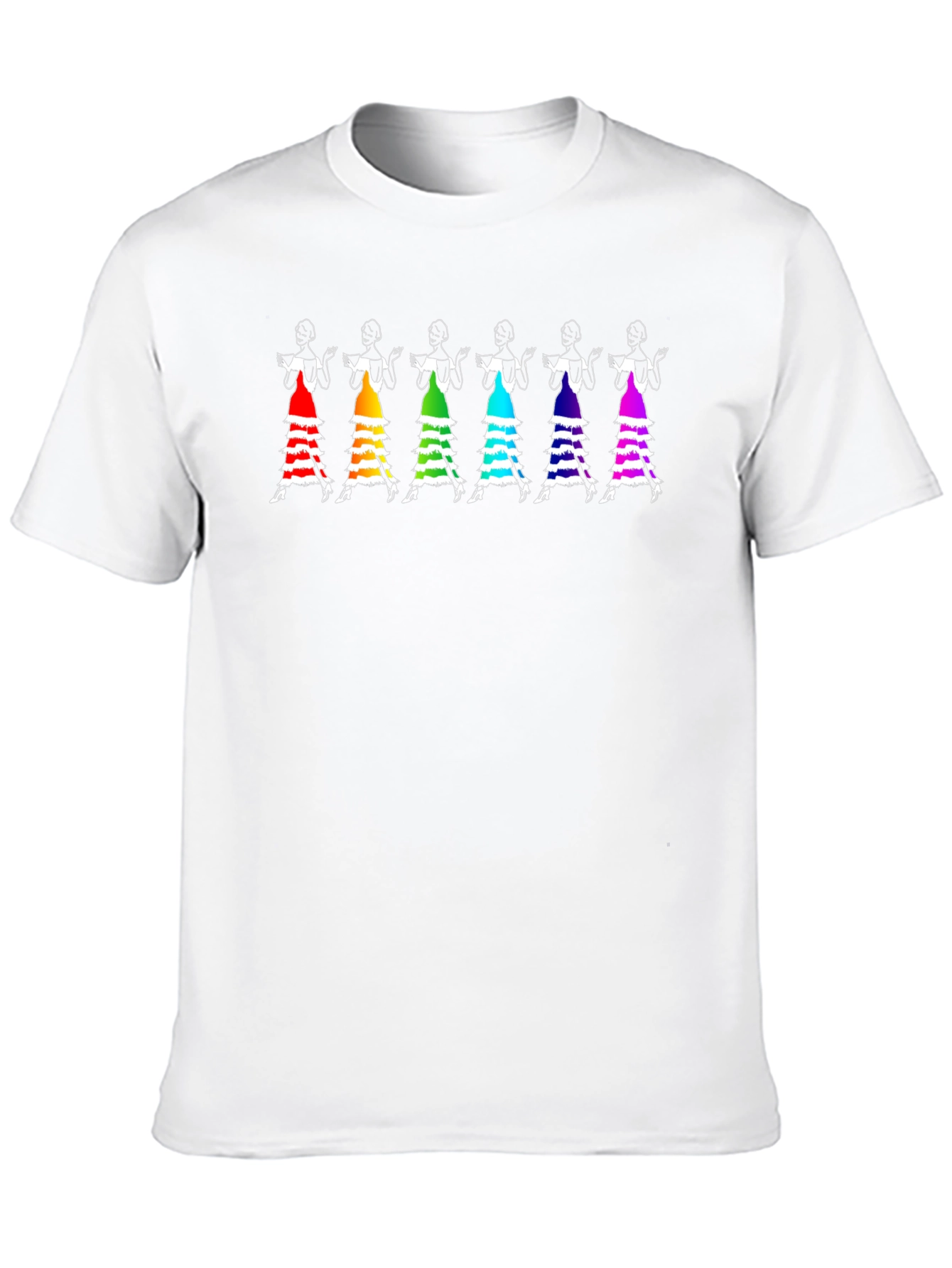 Flamenco Dancer T-Shirt - Rainbow
