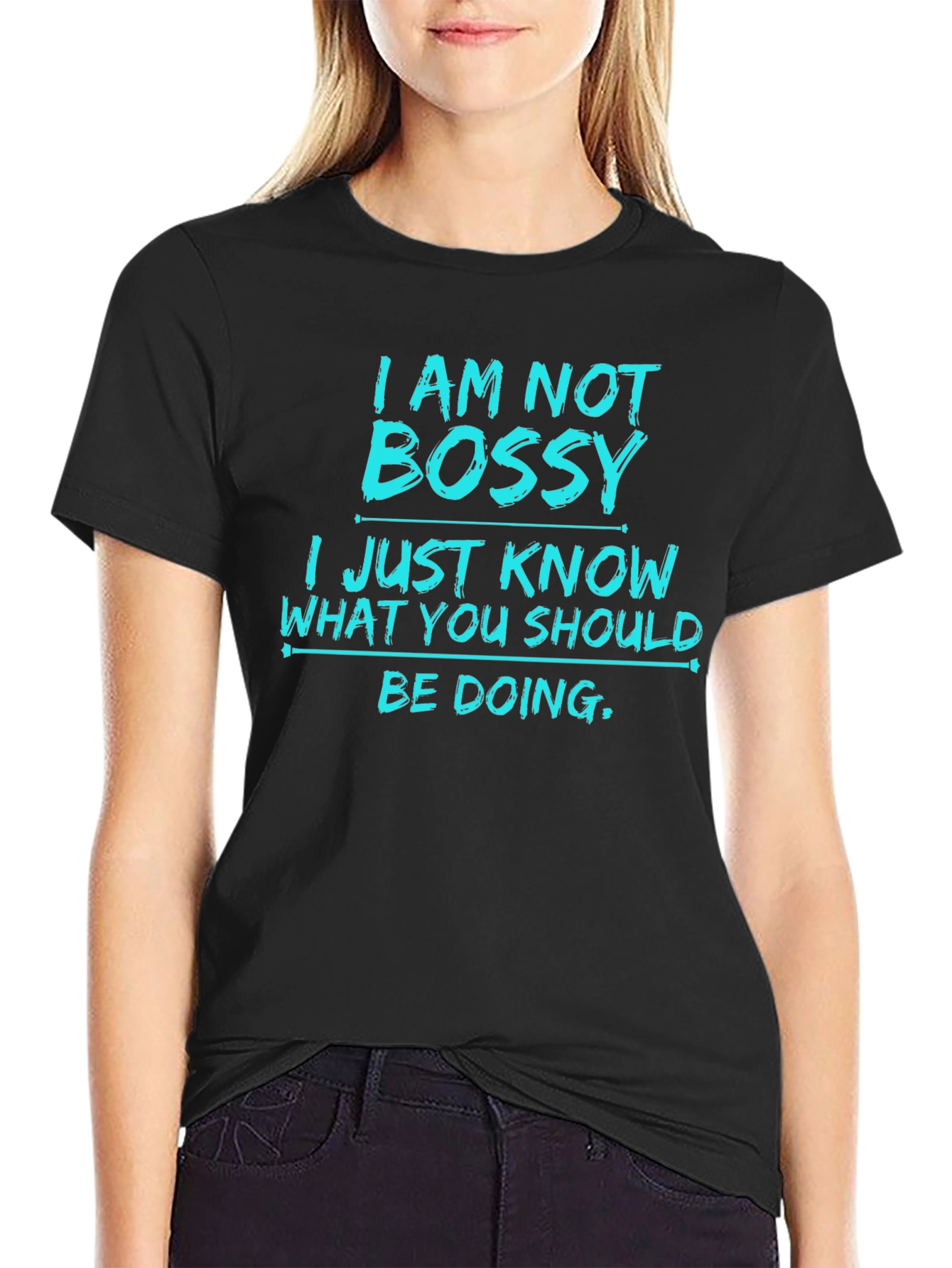 I Am Not Bossy Mens Graphic T-Shirt