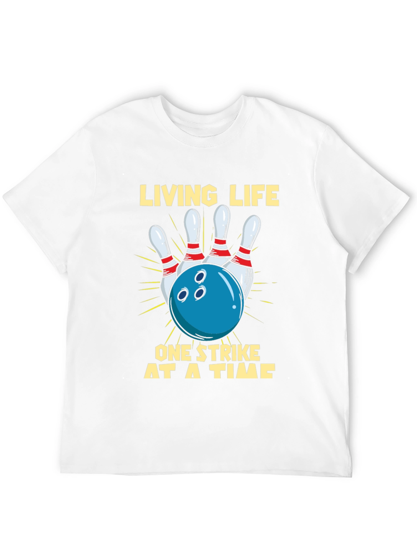 Bowling Strike Graphic T-Shirt