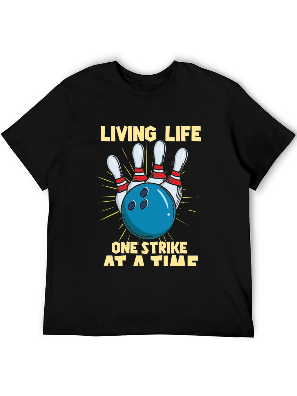Bowling Strike Graphic T-Shirt