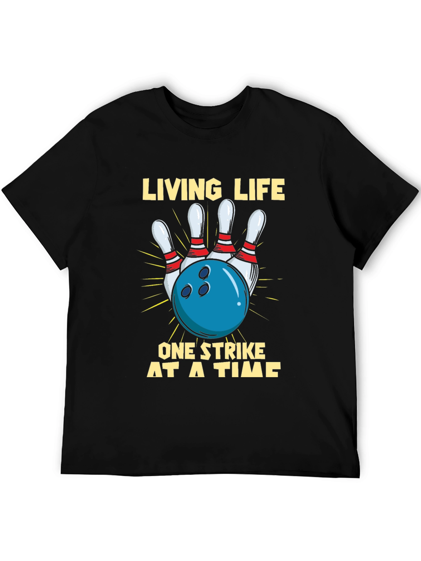 Bowling Strike Graphic T-Shirt