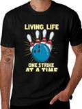 Bowling Strike Graphic T-Shirt