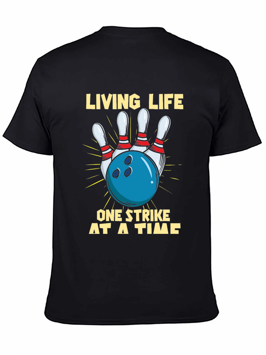 Bowling Strike Graphic T-Shirt