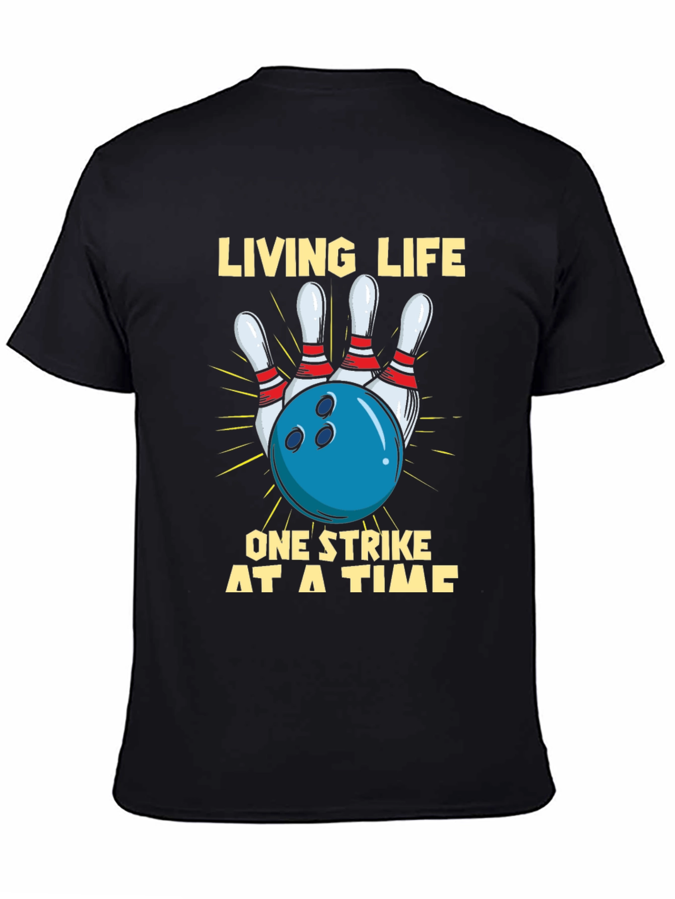 Bowling Strike Graphic T-Shirt