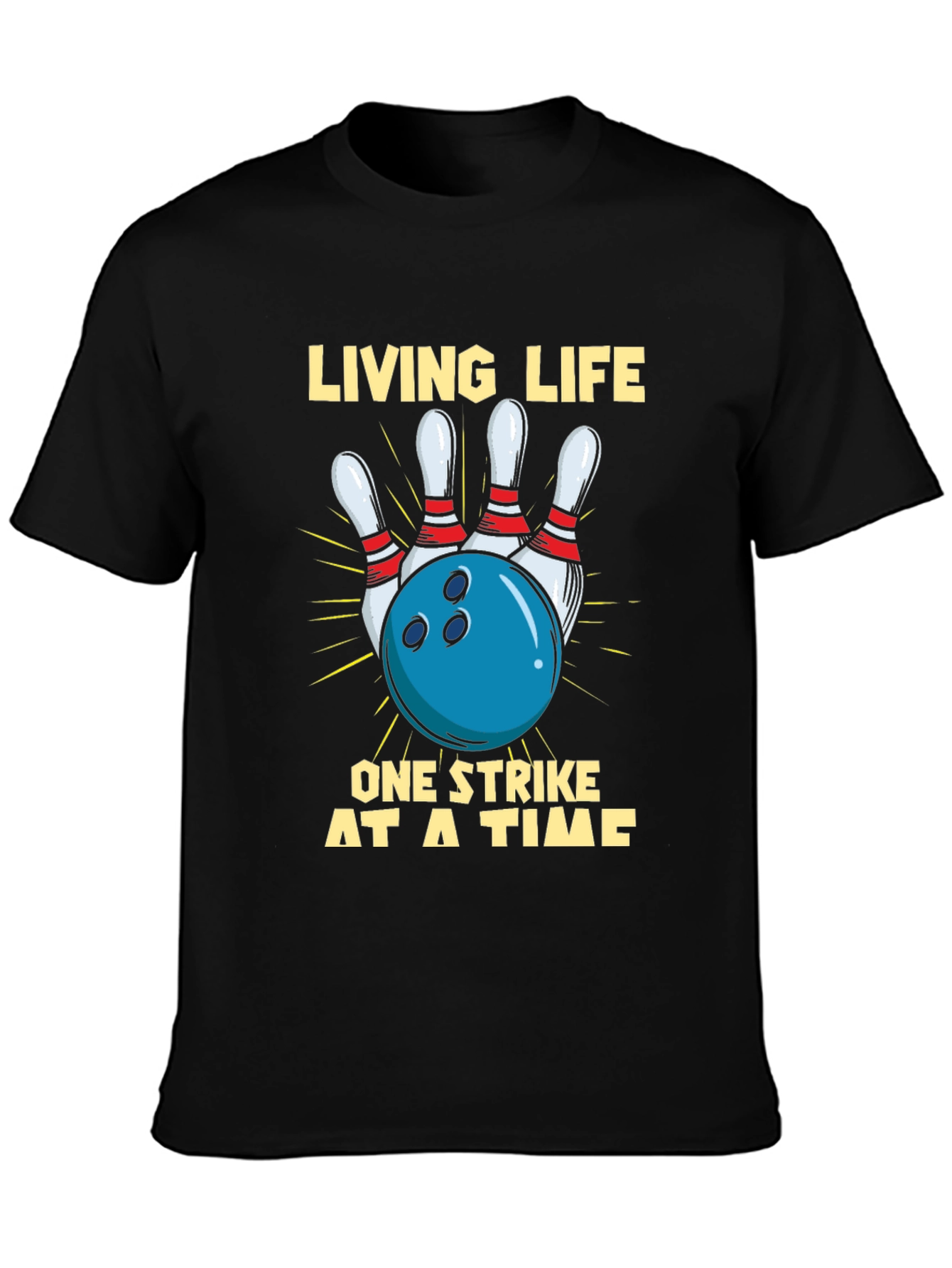 Bowling Strike Graphic T-Shirt