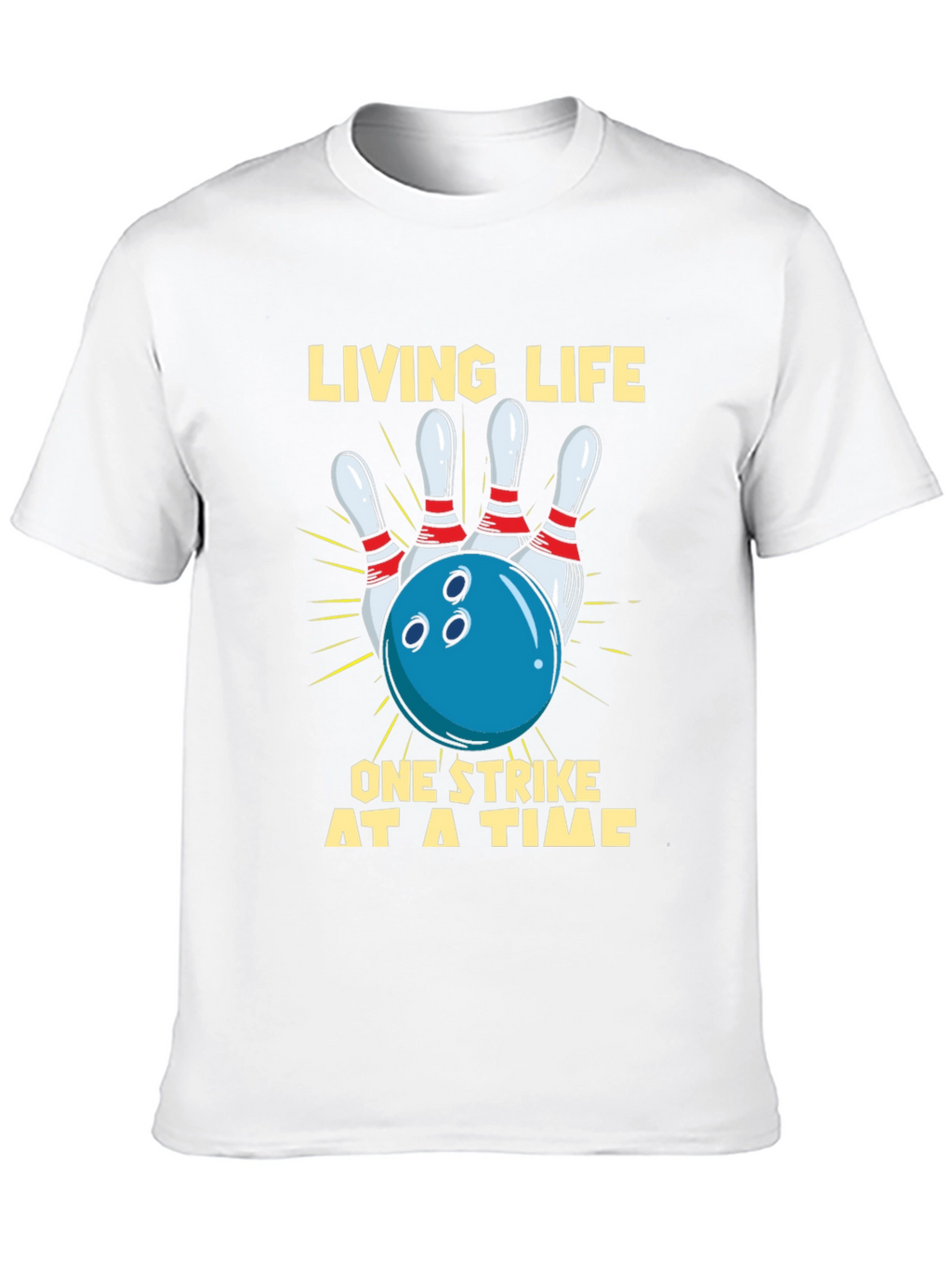 Bowling Strike Graphic T-Shirt