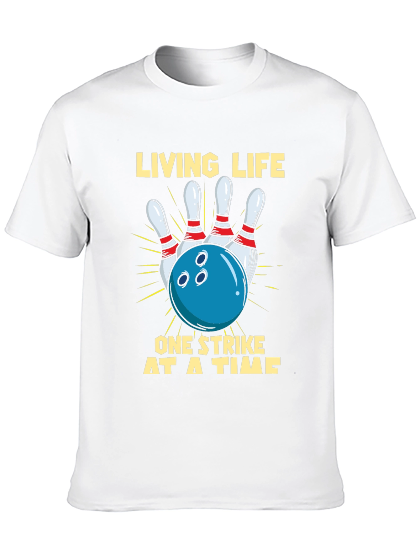Bowling Strike Graphic T-Shirt