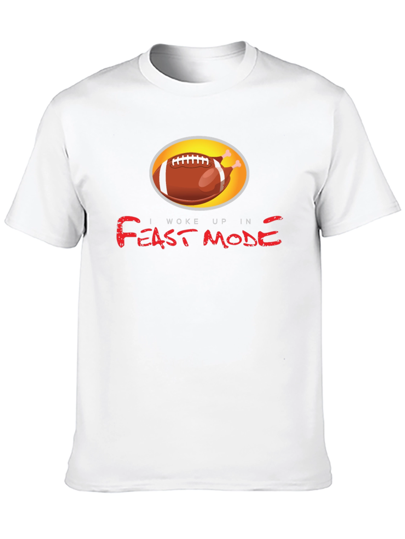 Feast Mode Football Thanksgiving T-Shirt