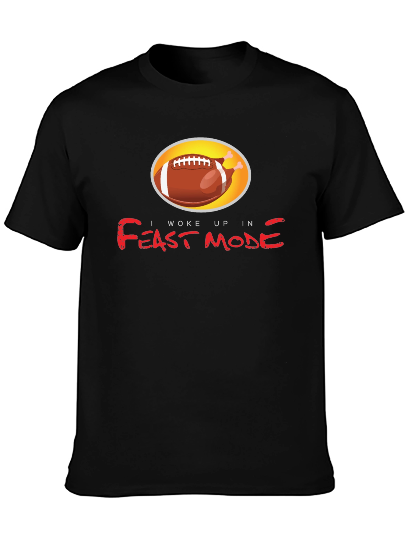 Feast Mode Football Thanksgiving T-Shirt