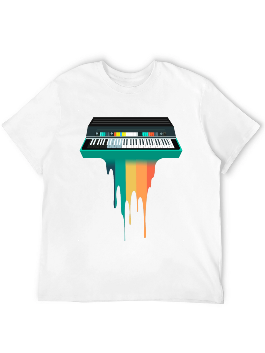 Retro Synth Wave T-Shirt - Unique Musician Tee