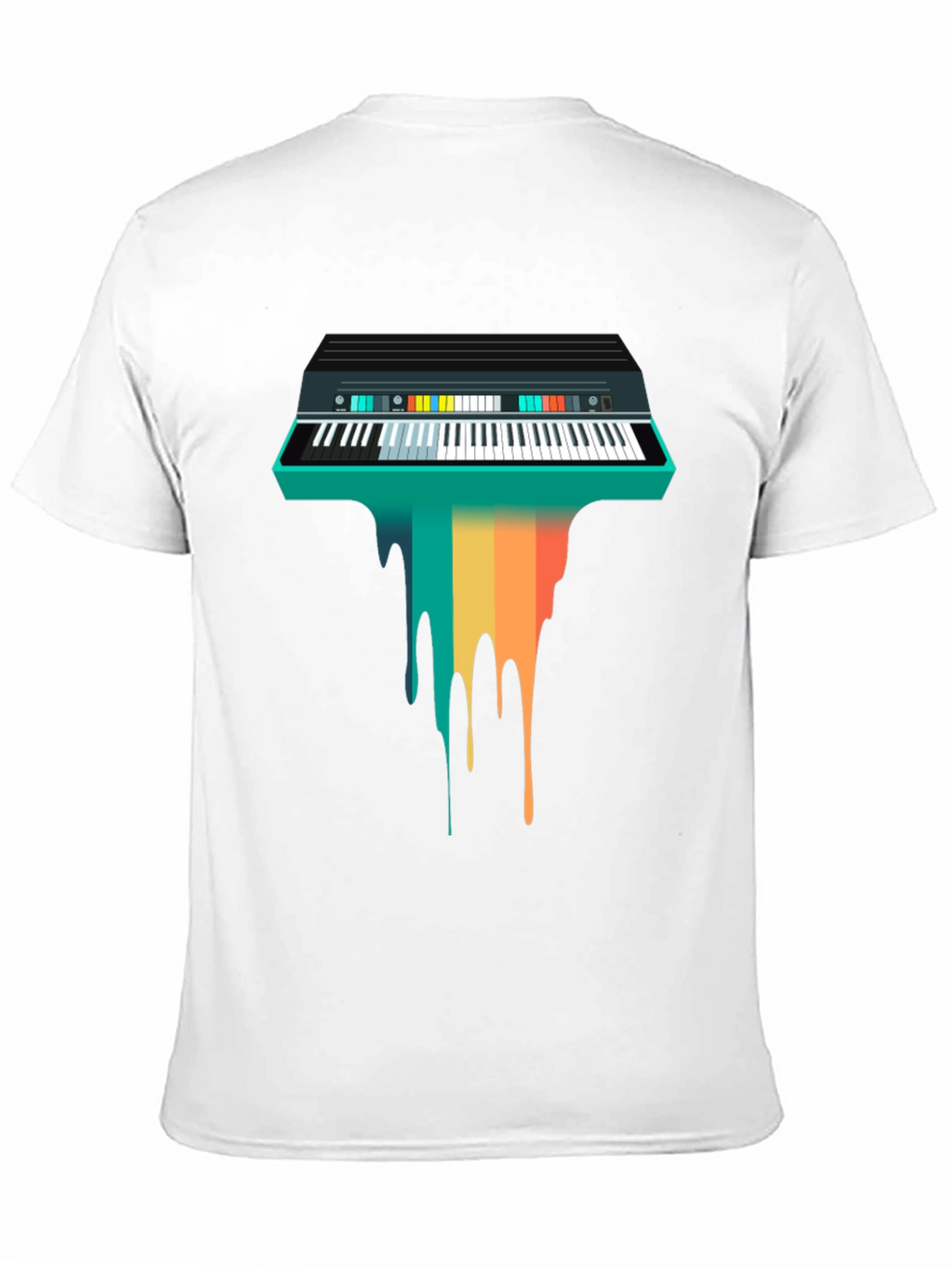 Retro Synth Wave T-Shirt - Unique Musician Tee