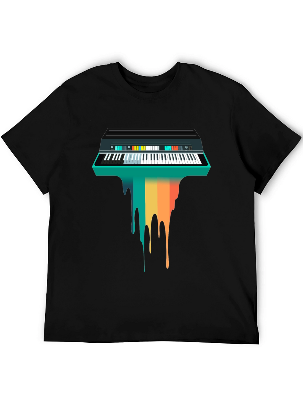 Retro Synth Wave T-Shirt - Unique Musician Tee
