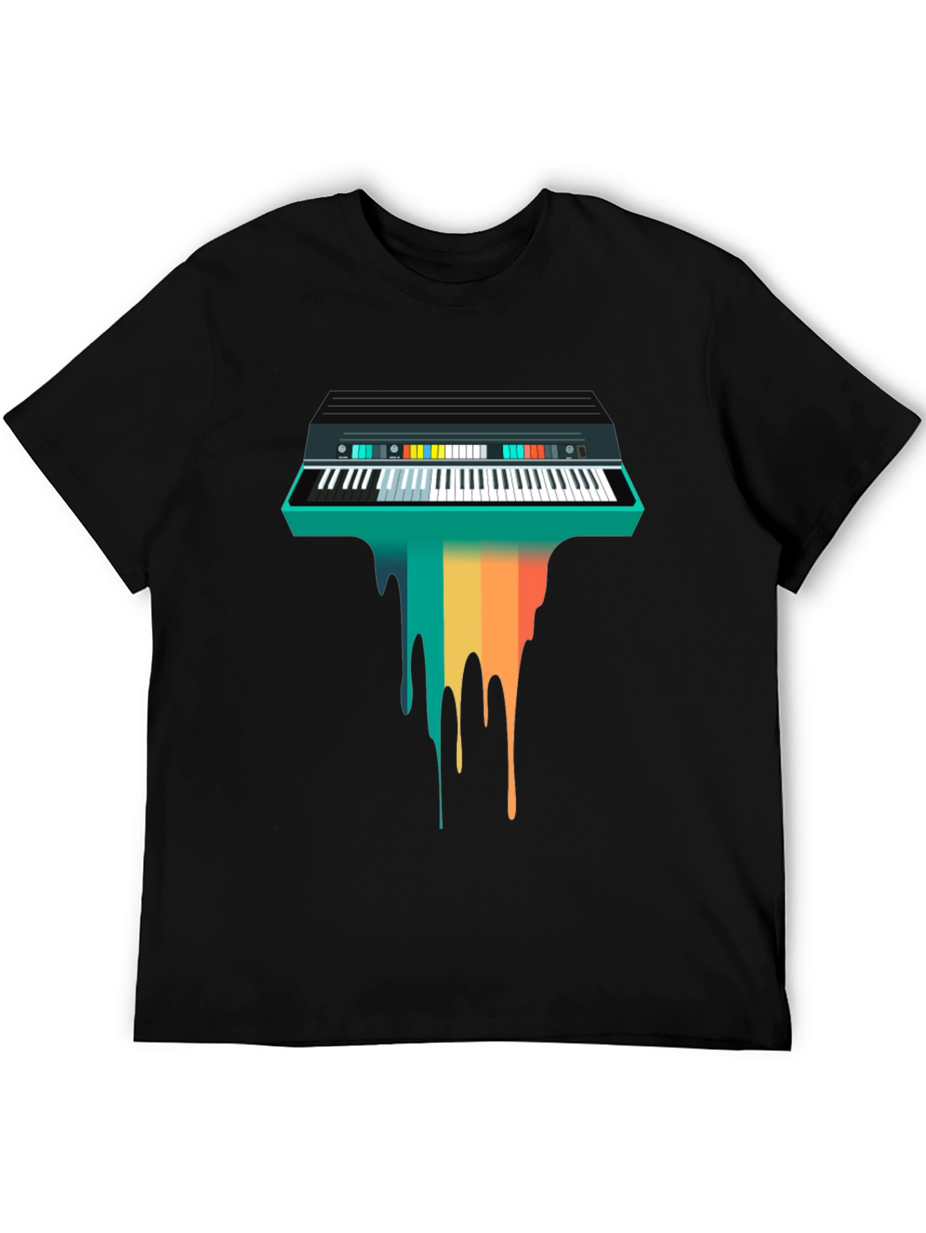 Retro Synth Wave T-Shirt - Unique Musician Tee