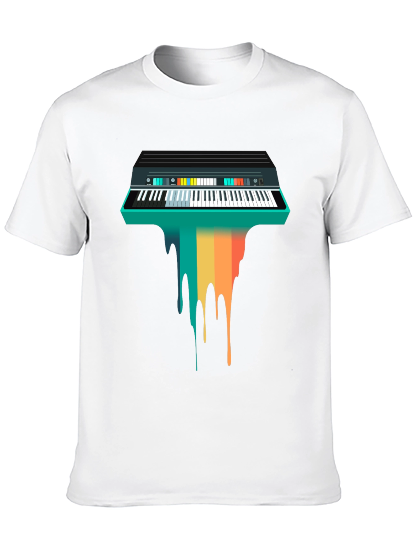 Retro Synth Wave T-Shirt - Unique Musician Tee
