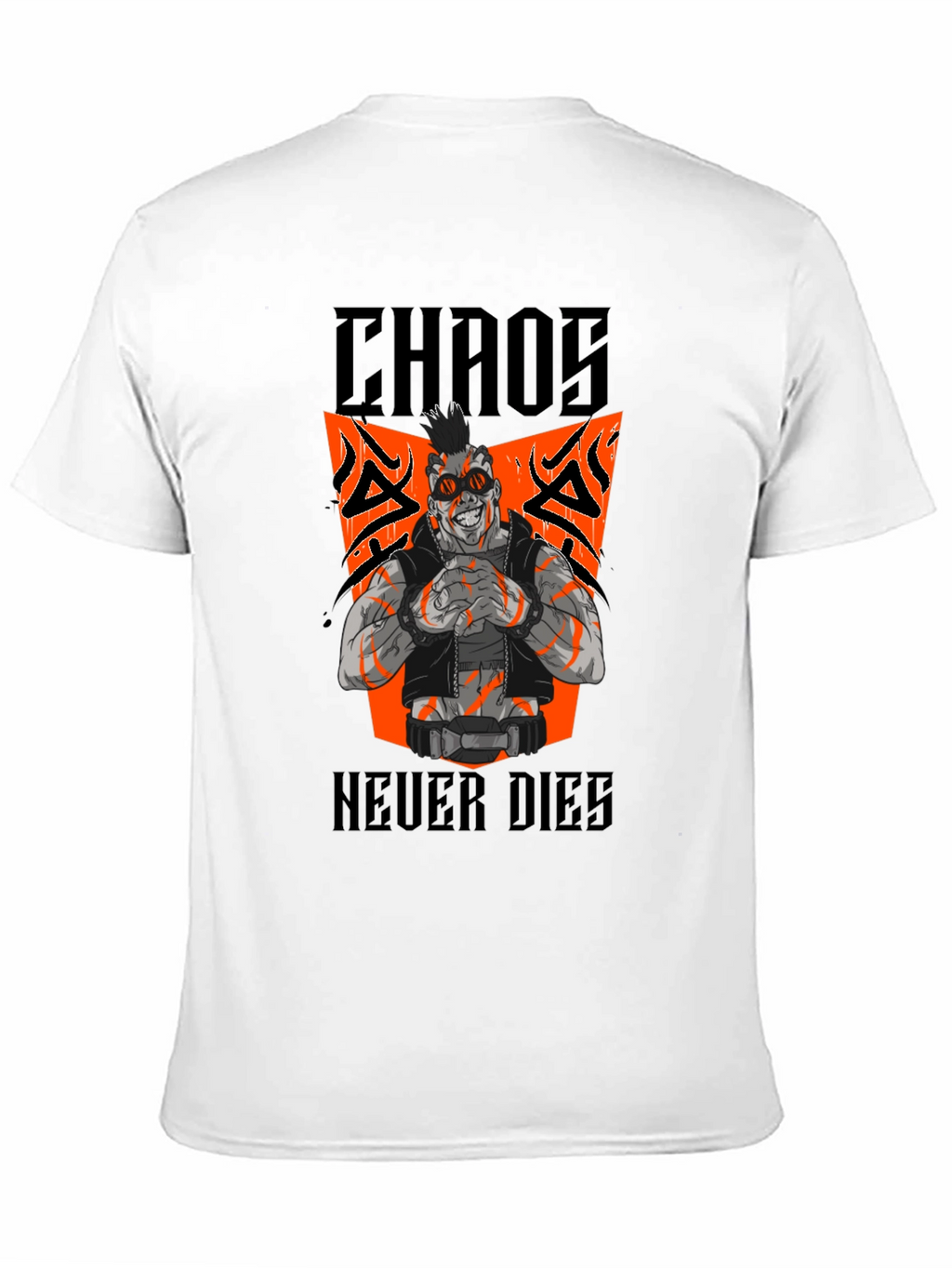 Chaos Never Dies Graphic Tee - Black