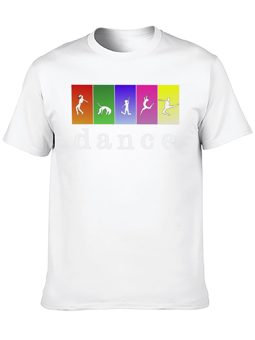 Dance Silhouette Graphic Tee - Black