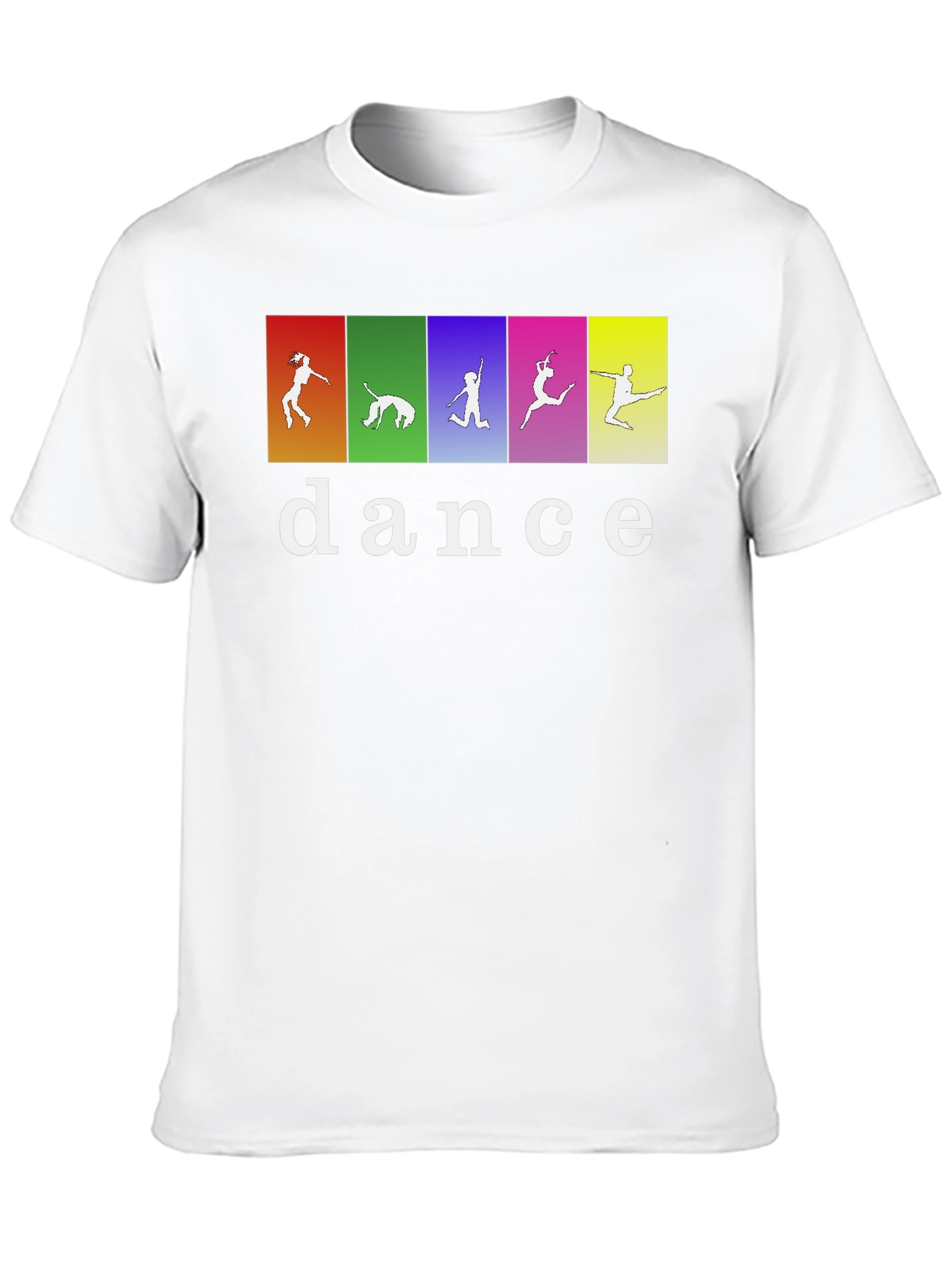 Dance Silhouette Graphic Tee - Black