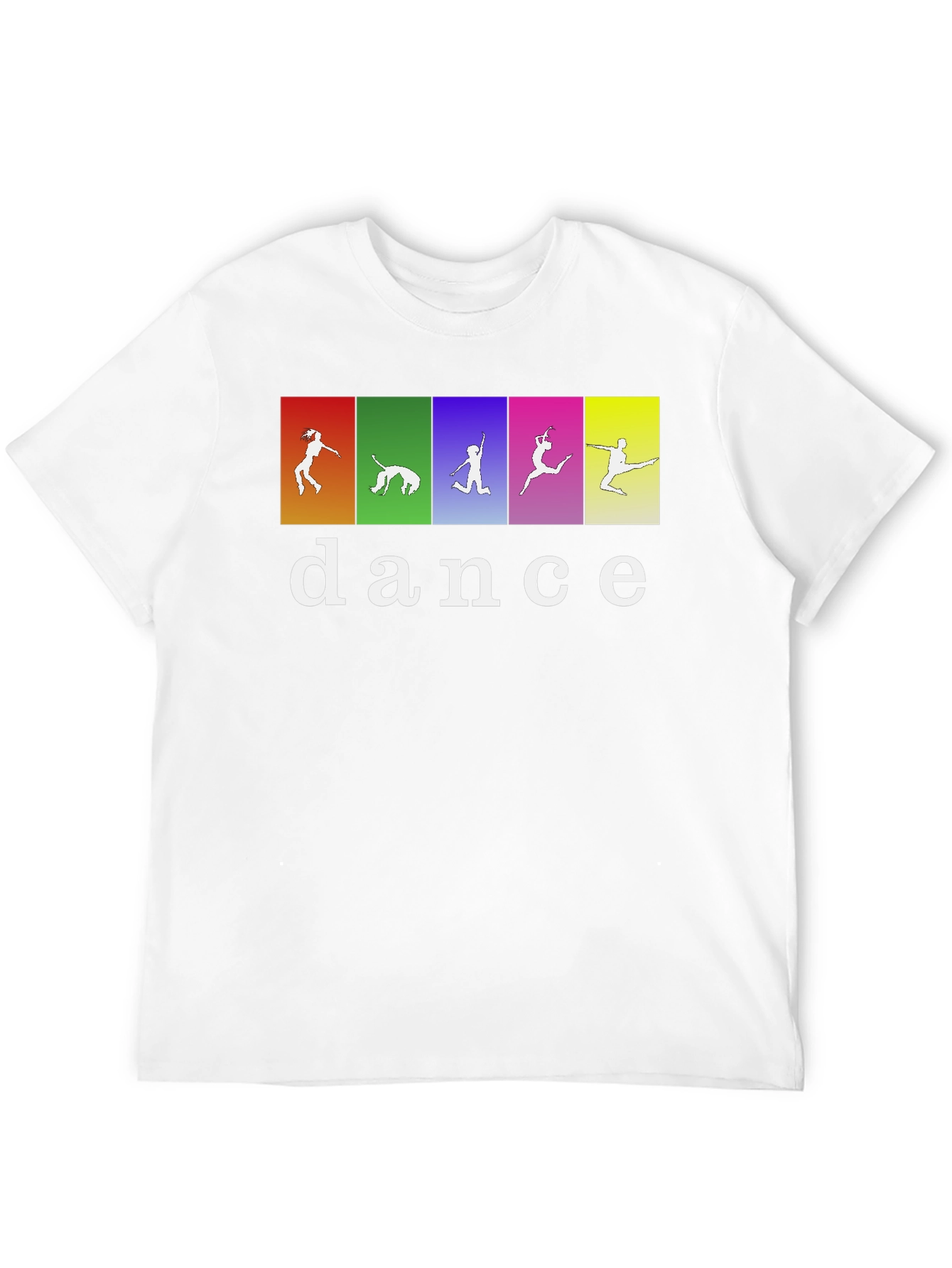 Dance Silhouette Graphic Tee - Black
