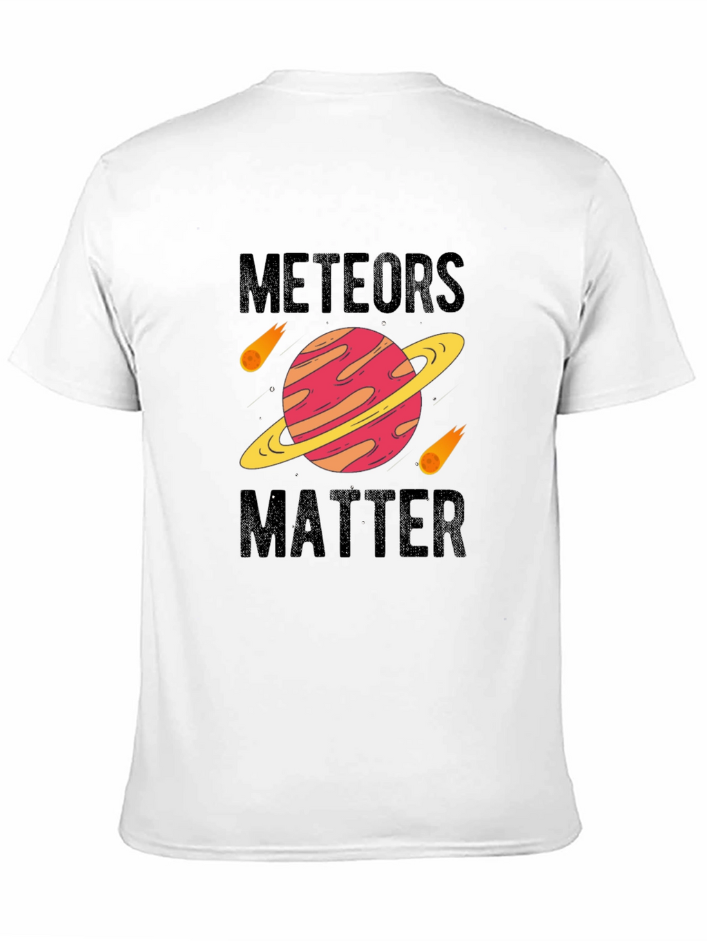 Meteors Matter Black Graphic Tee