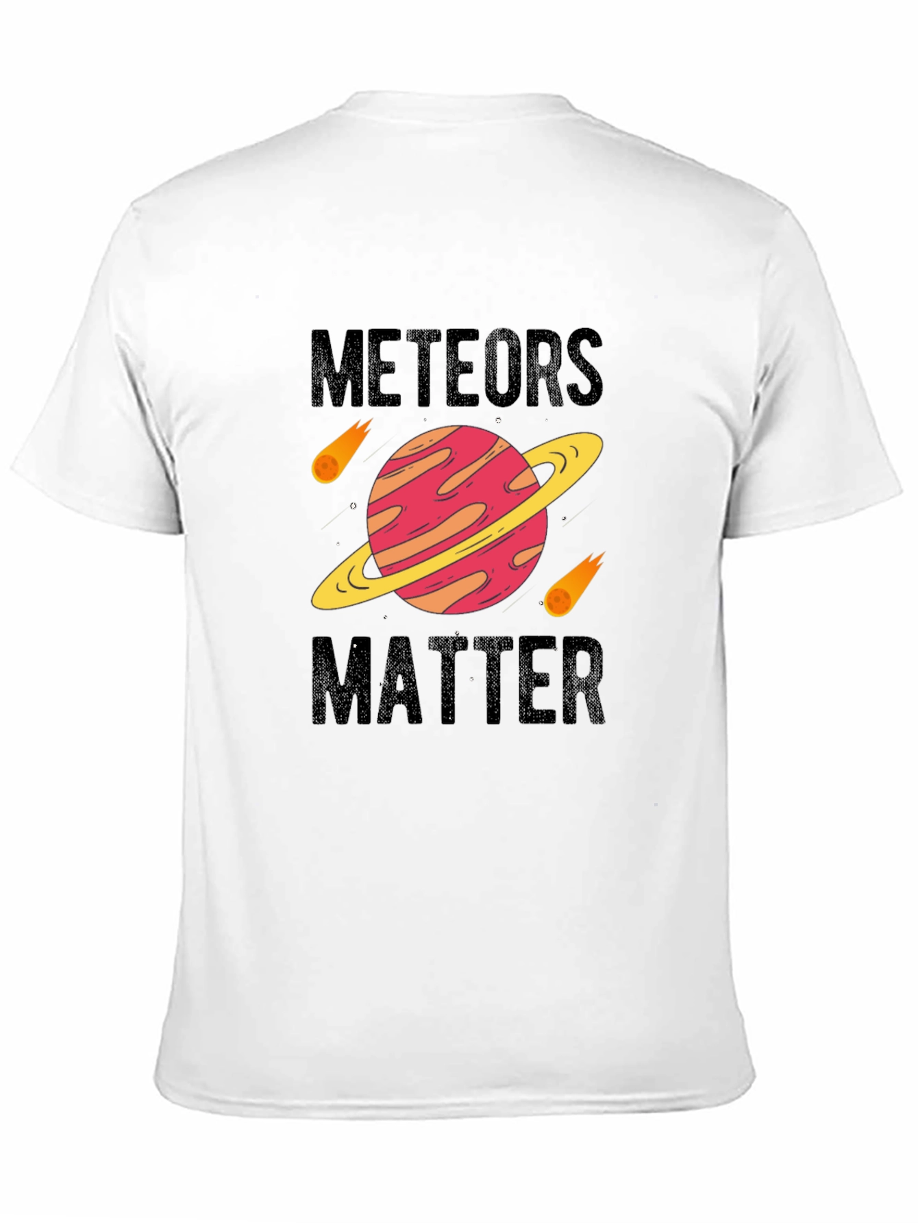 Meteors Matter Black Graphic Tee