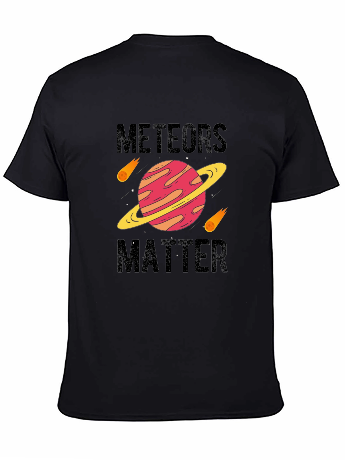 Meteors Matter Black Graphic Tee