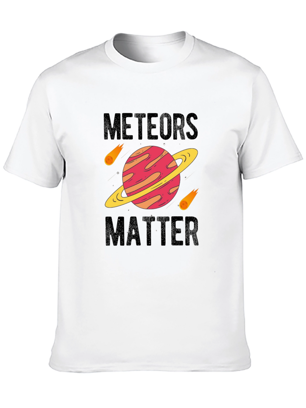 Meteors Matter Black Graphic Tee