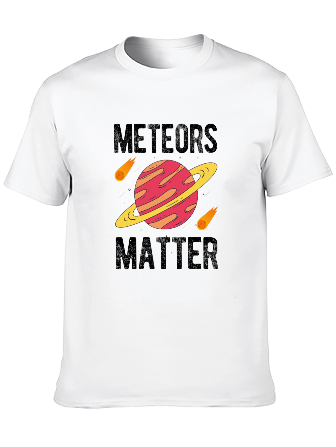 Meteors Matter Black Graphic Tee