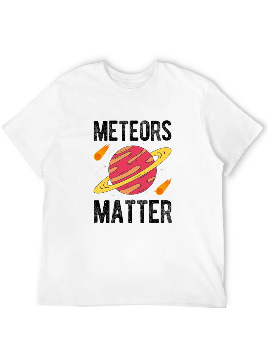 Meteors Matter Black Graphic Tee