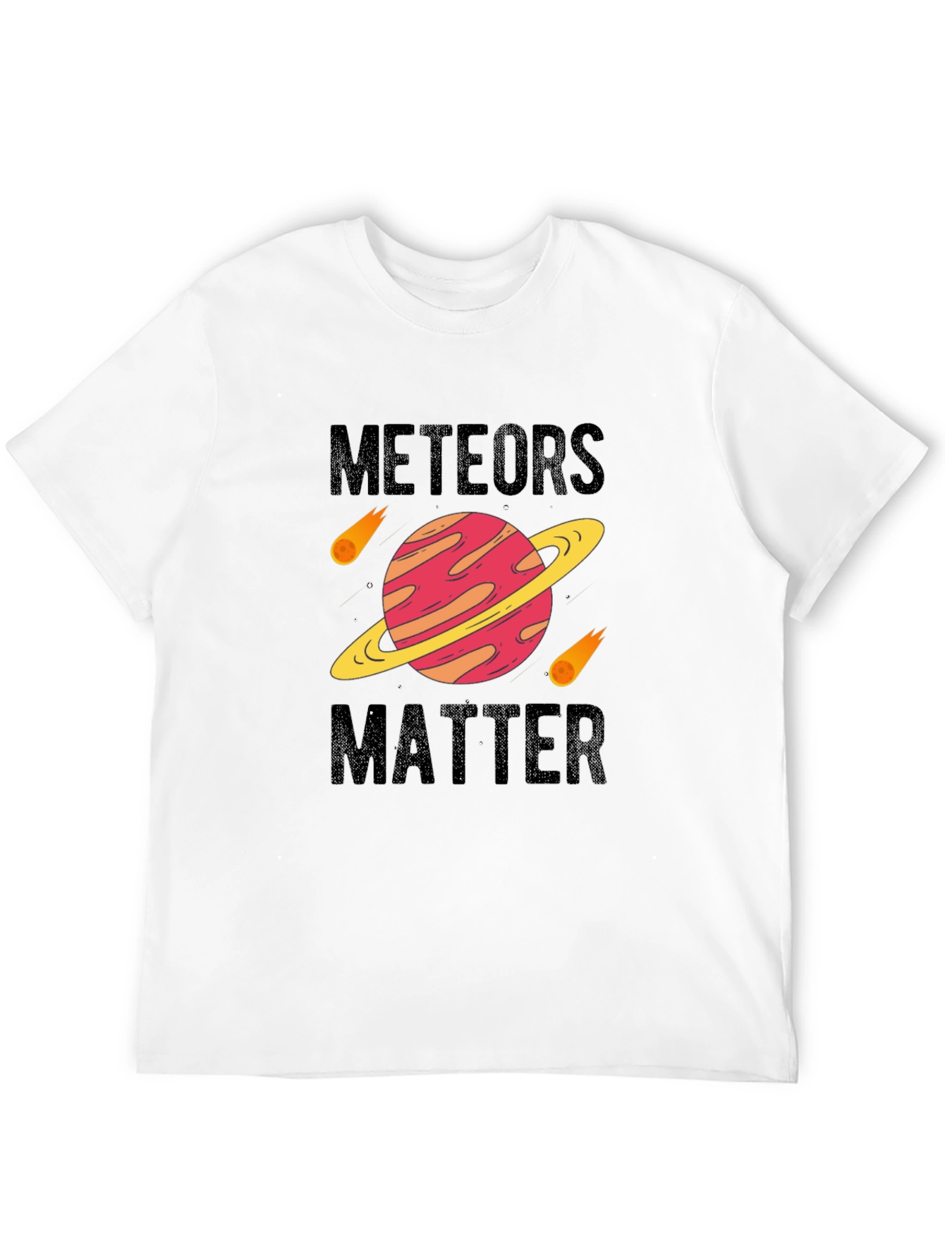 Meteors Matter Black Graphic Tee