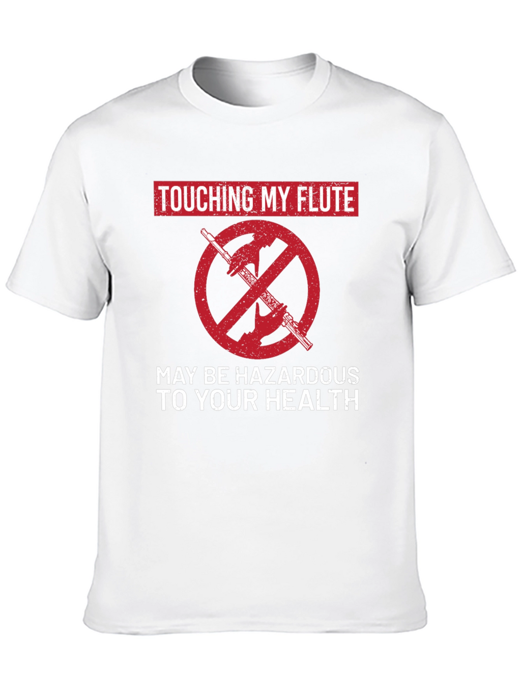 Funny Touching My Flute Graphic Tee