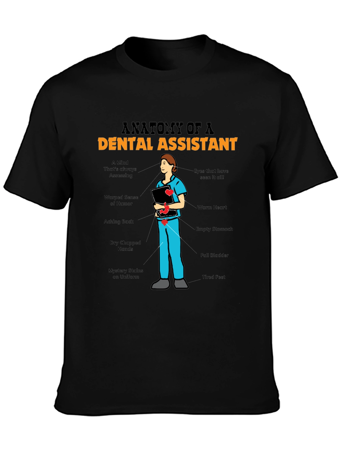 Anatomy of a Dental Assistant T-Shirt