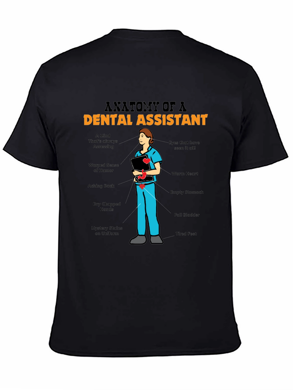Anatomy of a Dental Assistant T-Shirt