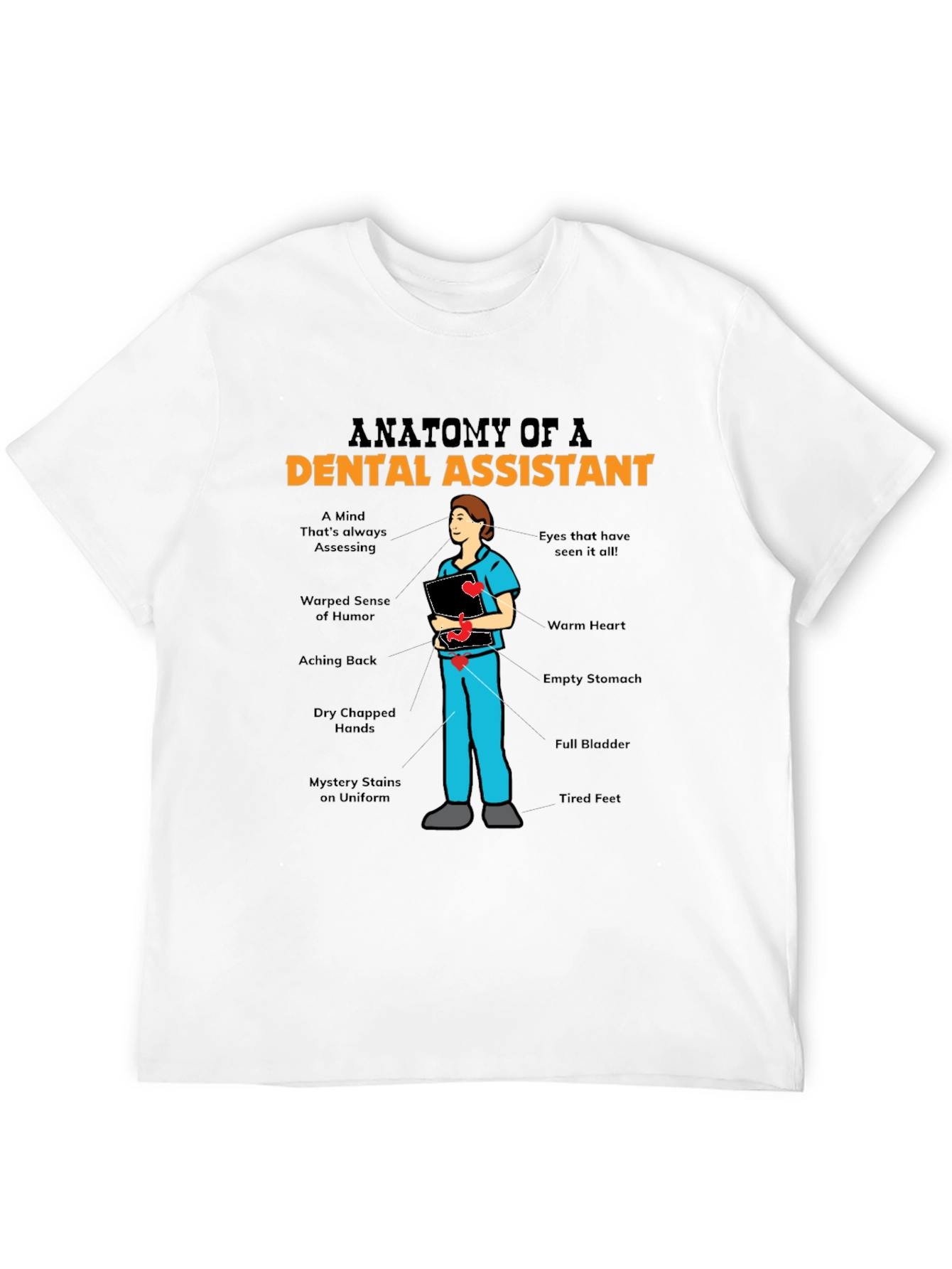 Anatomy of a Dental Assistant T-Shirt