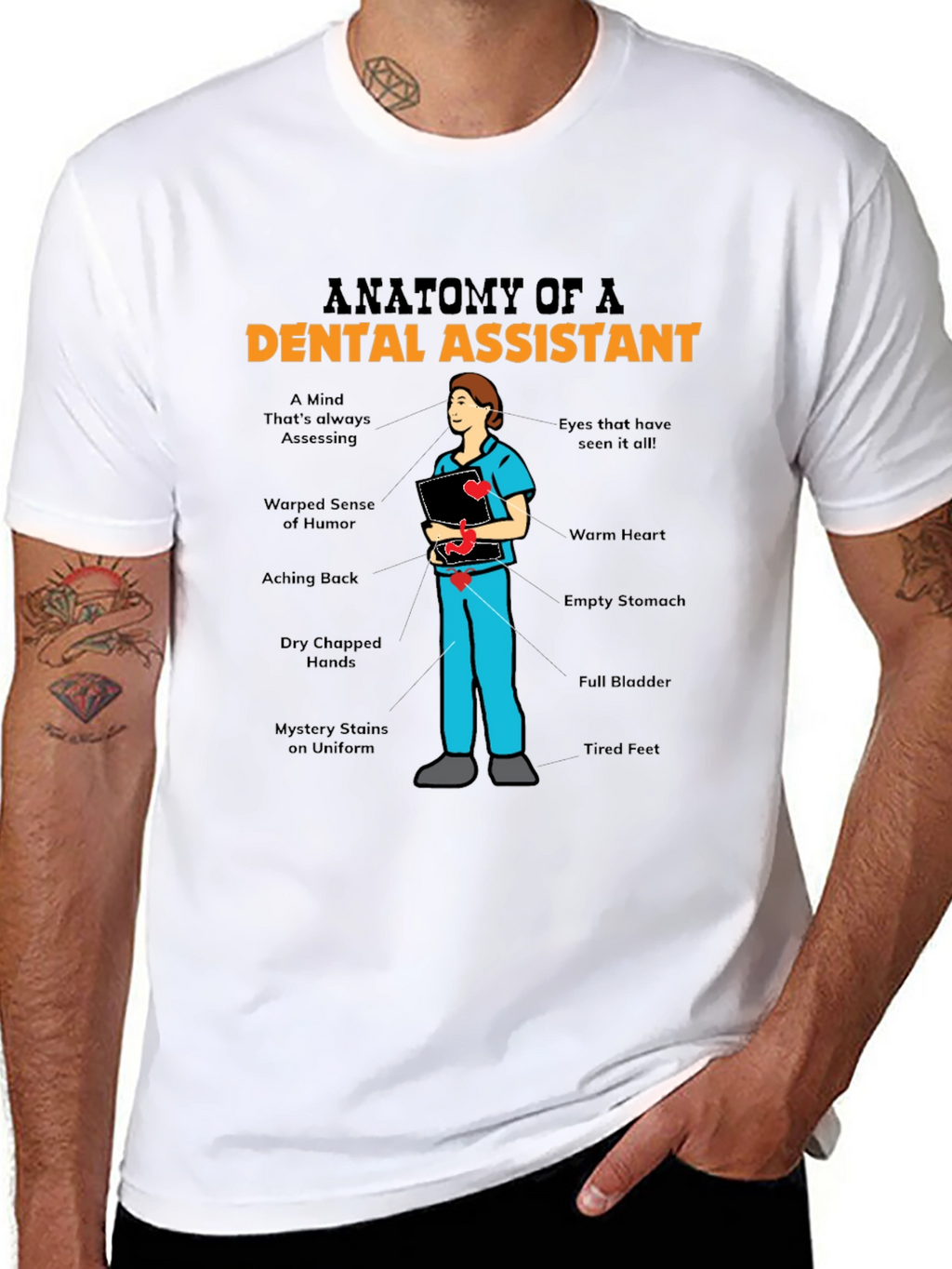 Anatomy of a Dental Assistant T-Shirt