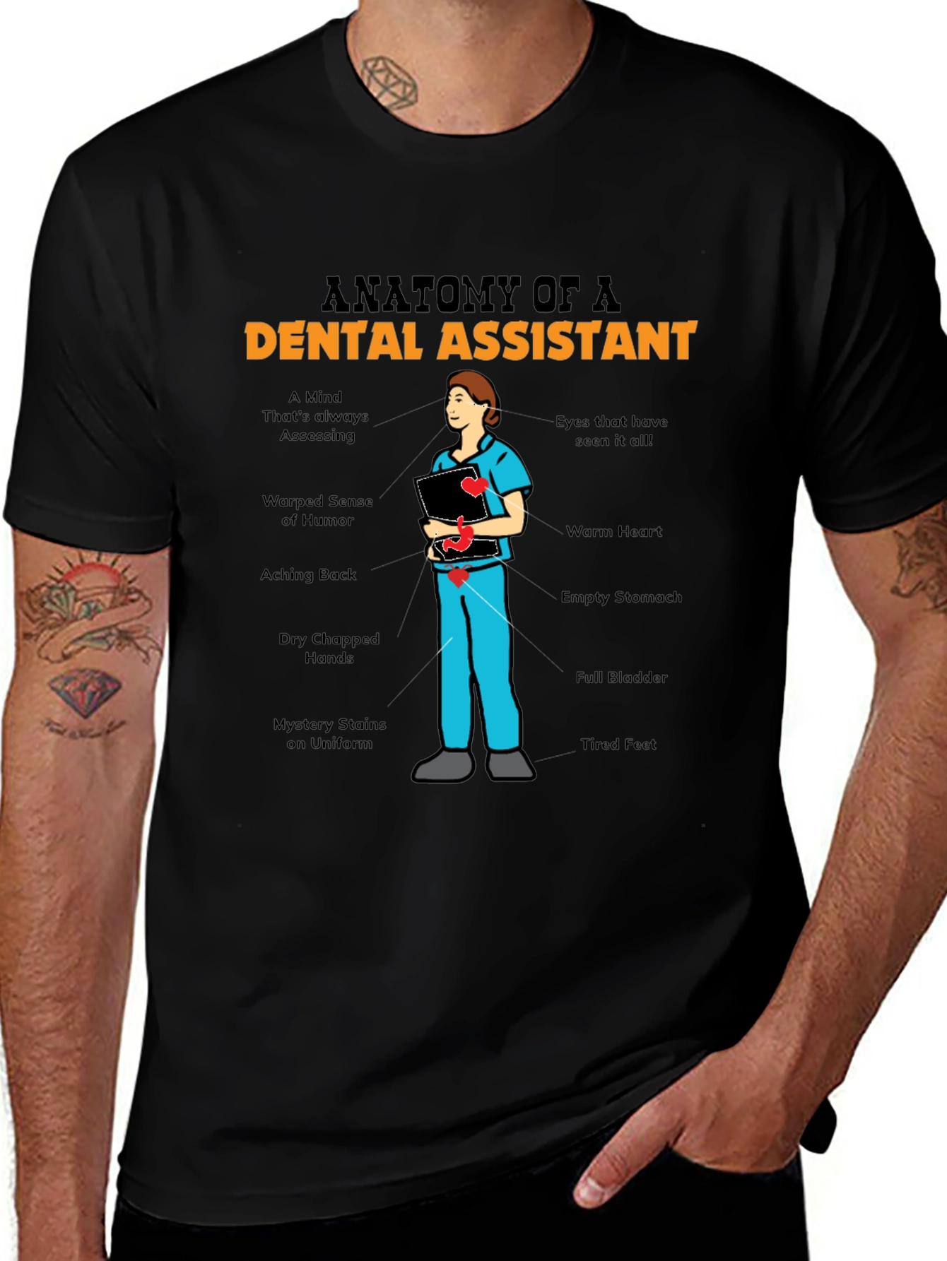 Anatomy of a Dental Assistant T-Shirt