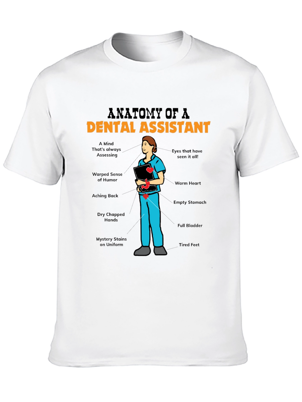 Anatomy of a Dental Assistant T-Shirt