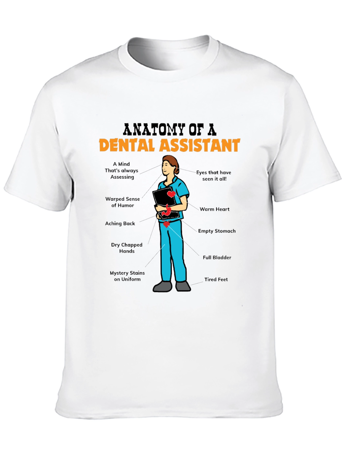 Anatomy of a Dental Assistant T-Shirt