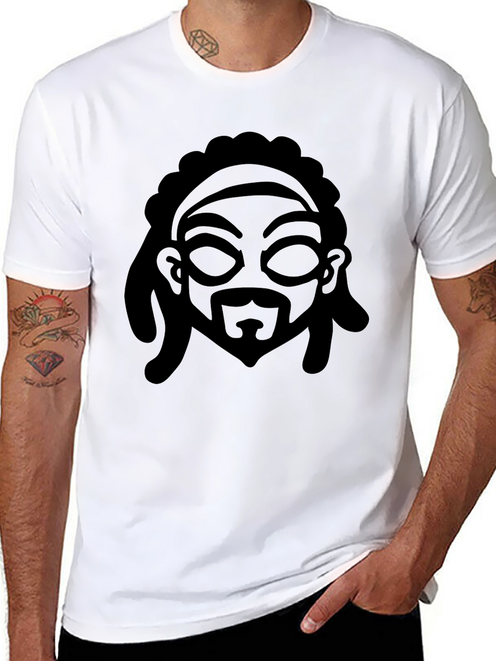 Snoop Dogg Silhouette Black T-Shirt