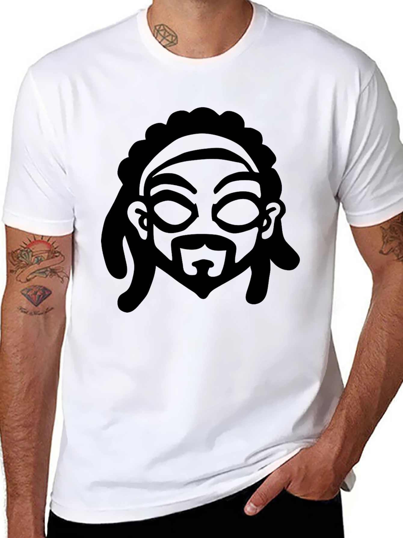 Snoop Dogg Silhouette Black T-Shirt
