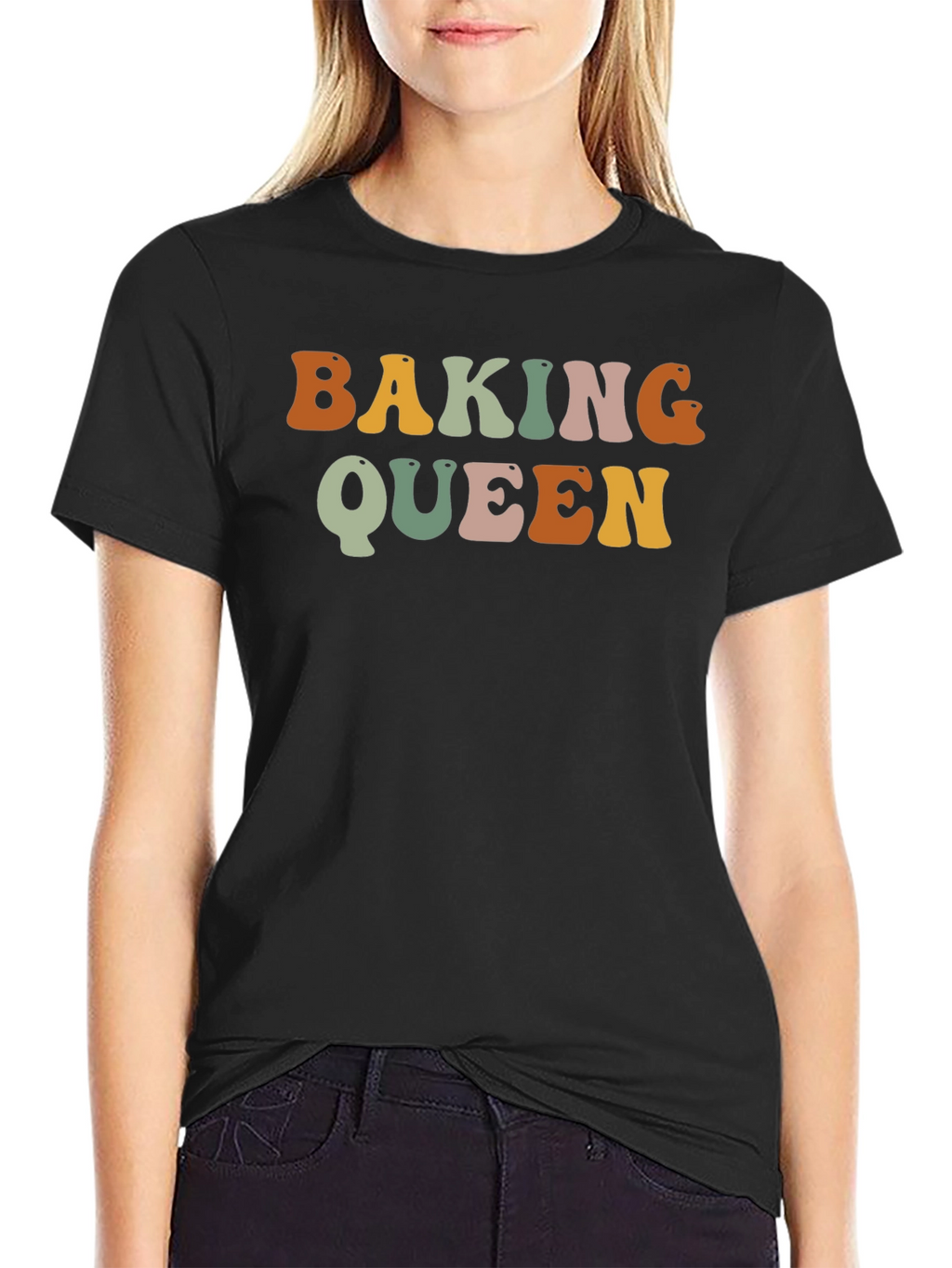 Baking Queen Retro T-Shirt - Fun Baker Gift