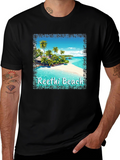 Reethi Beach T-Shirt Tropical Island Tee