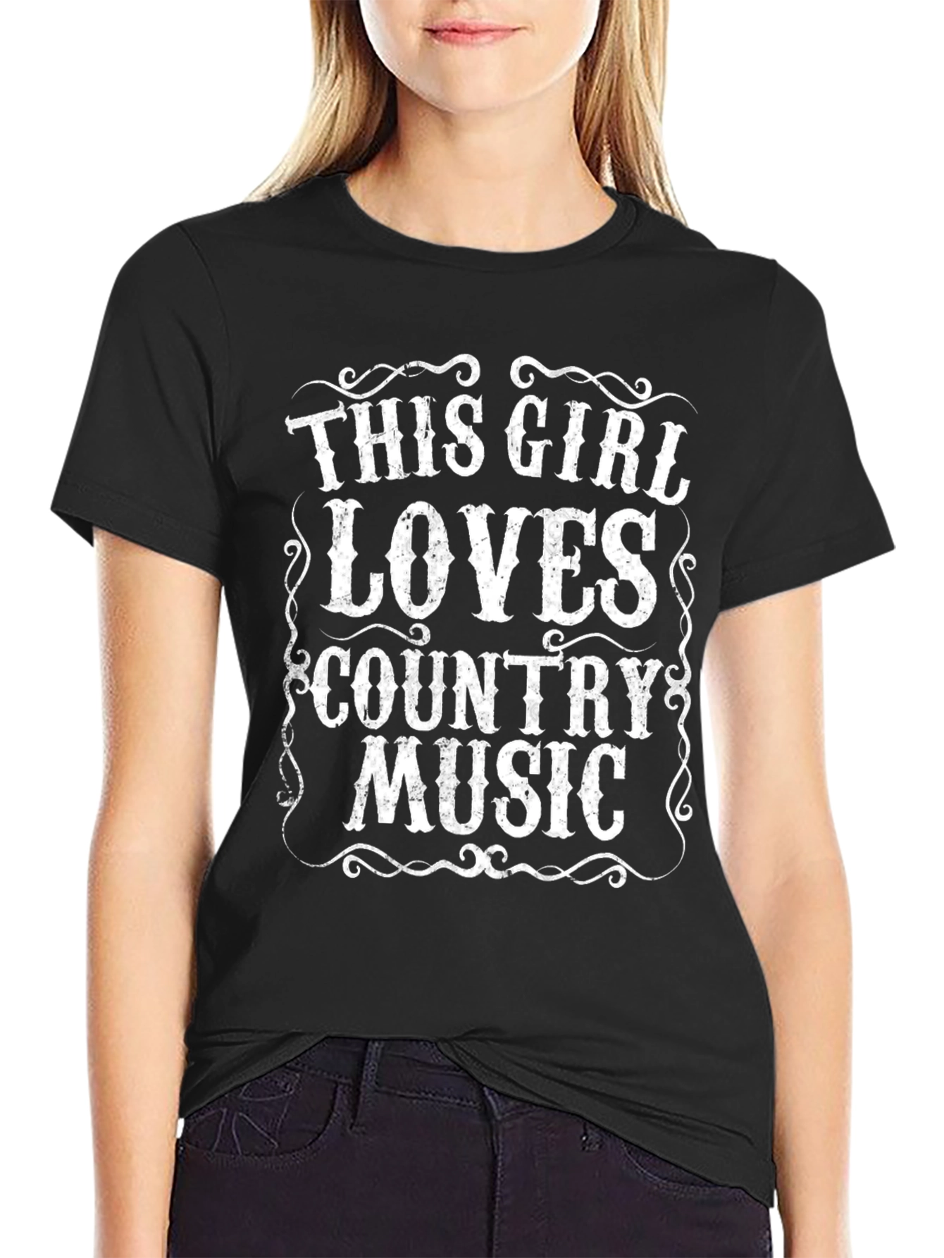 Country Music Lover Tee - This Girl Loves Country Music
